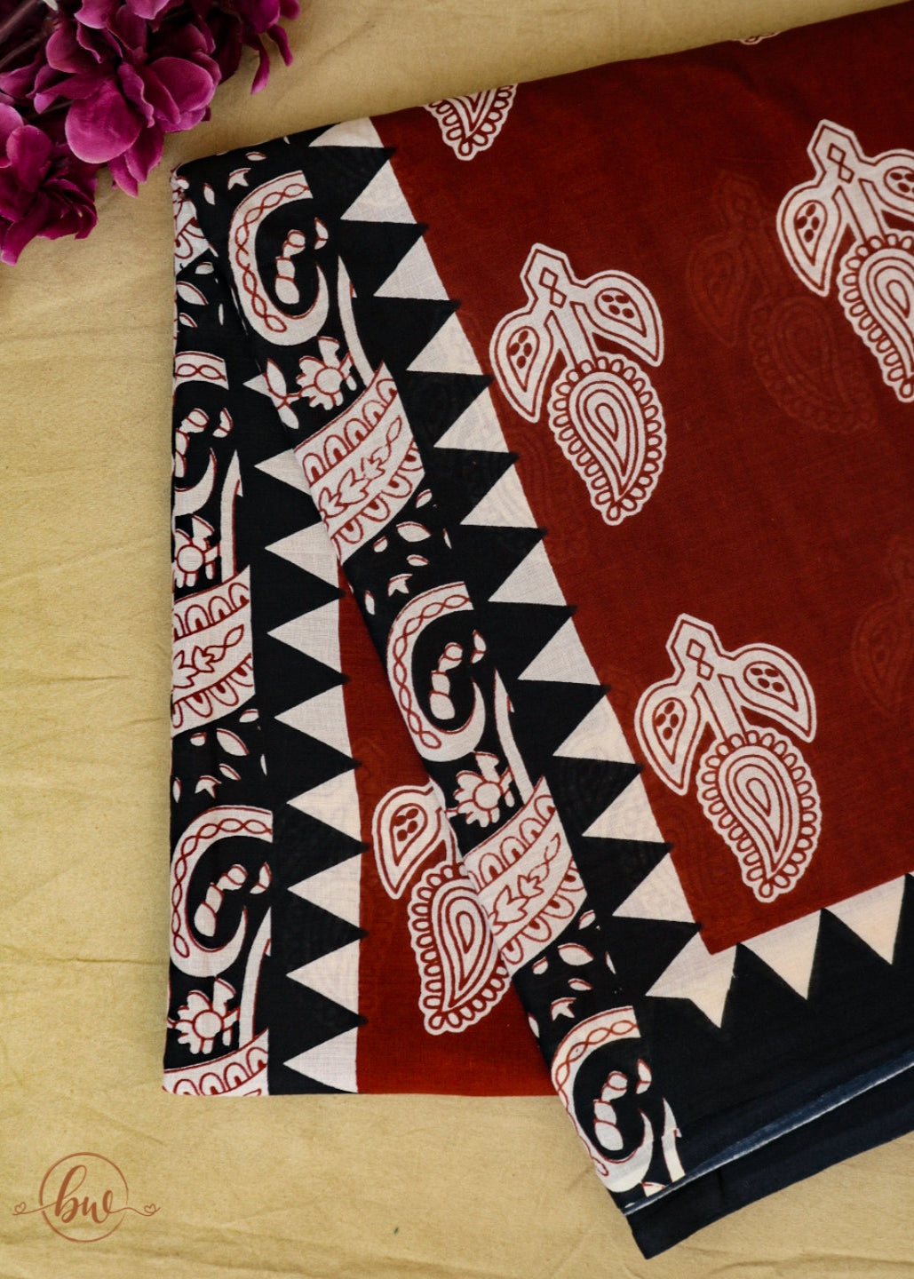 Terracotta Twilight Saree